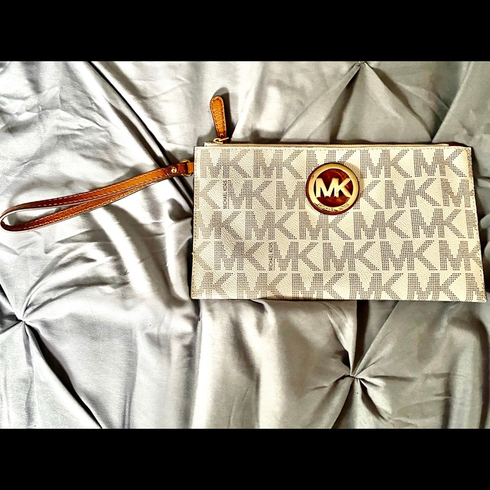 Michael Kors large logo pouch